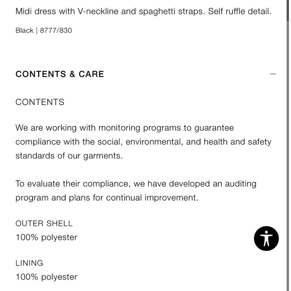 Zara NWT black midi ruffle dress - Picture 7 of 12